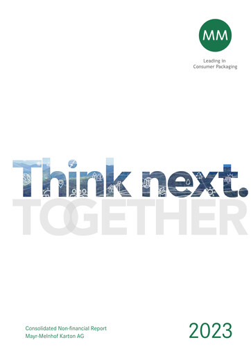 Thumbnail MM Group (Mayr-Melnhof AG)
 ESG Report 2023