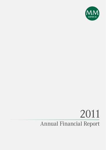 Thumbnail MM Group (Mayr-Melnhof AG)
 Financial Statement 2011