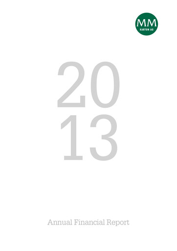 Thumbnail MM Group (Mayr-Melnhof AG)
 Financial Statement 2013