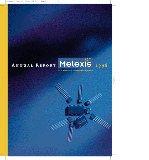 Thumbnail Melexis NV Annual Report 1998