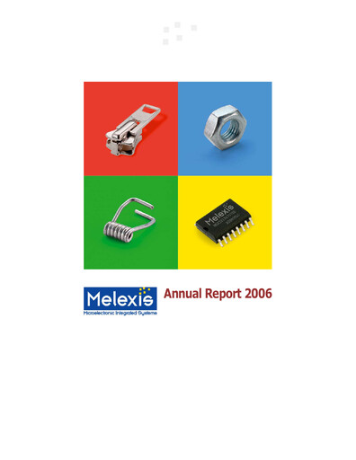 Thumbnail Melexis NV Annual Report 2006