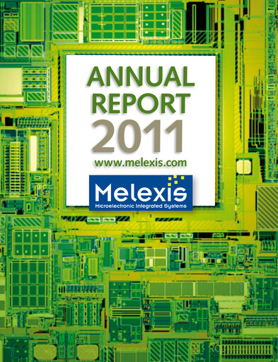 Thumbnail Melexis NV Annual Report 2011