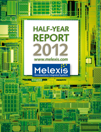 Thumbnail Melexis NV Half-year Report 2012-h1