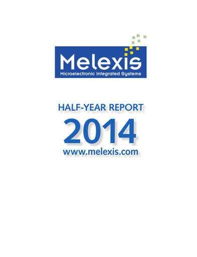 Thumbnail Melexis NV Half-year Report 2014-h1