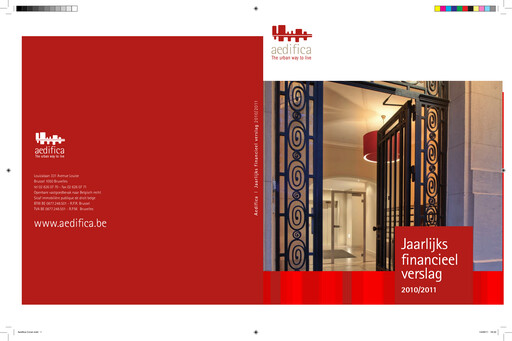 Thumbnail Aedifica Annual Report 2010-2011