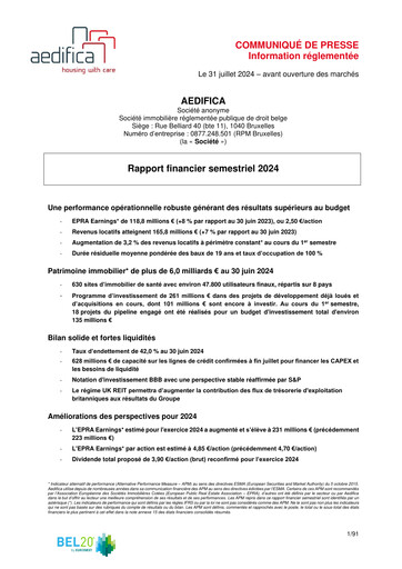 Thumbnail Aedifica Half-year Report 2024-h1