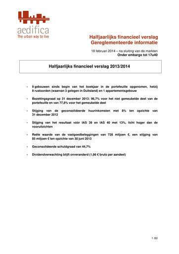 Thumbnail Aedifica Half-year Report 2013-2014-h1