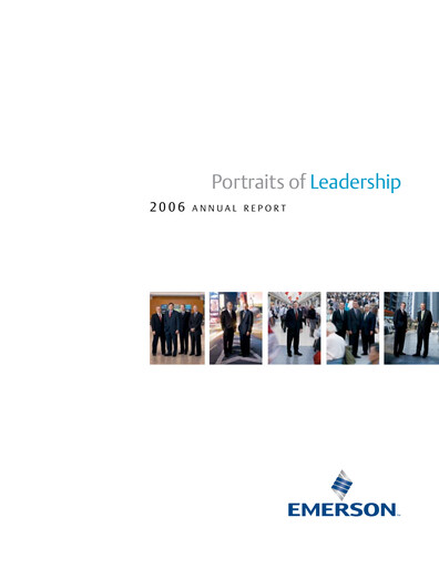 Thumbnail Emerson Annual Report 2006