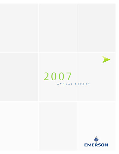 Thumbnail Emerson Annual Report 2007