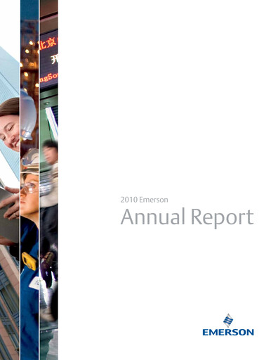 Thumbnail Emerson Annual Report 2010