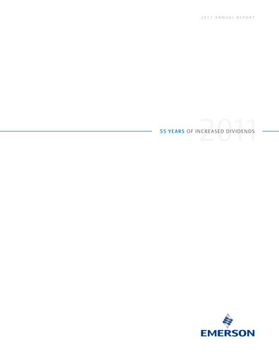Thumbnail Emerson Annual Report 2011