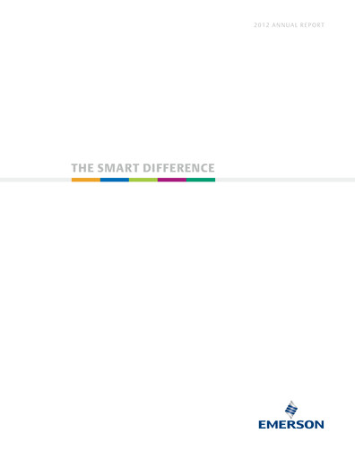 Thumbnail Emerson Annual Report 2012
