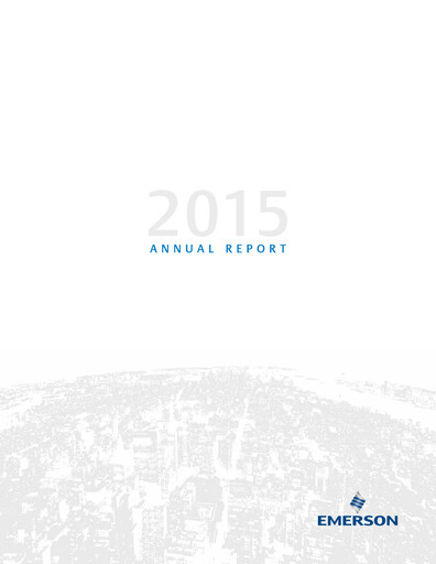 Thumbnail Emerson Annual Report 2015
