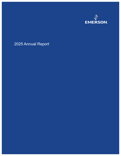 Thumbnail Emerson Annual Report 2025