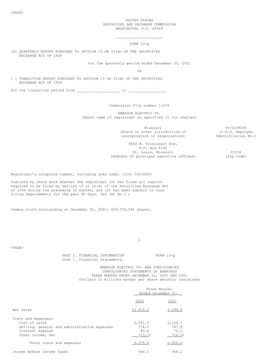 Thumbnail Emerson Quarterly Report 2002-q1
