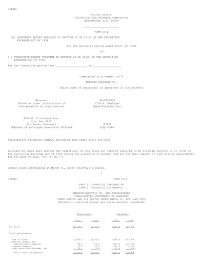 Thumbnail Emerson Quarterly Report 2002-q2