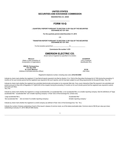 Thumbnail Emerson Quarterly Report 2014-q4