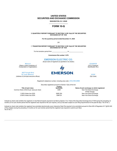 Thumbnail Emerson Quarterly Report 2024-q4