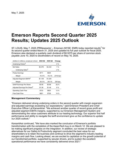 Thumbnail Emerson Quarterly Report 2025-q2