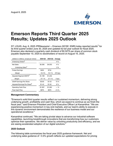 Thumbnail Emerson Quarterly Report 2025-q3