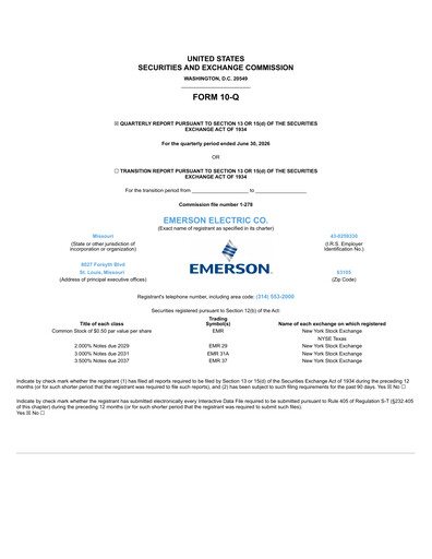 Thumbnail Emerson Quarterly Report 2026-q3