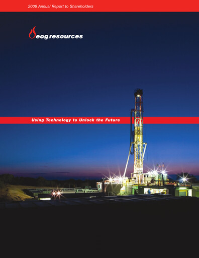 Miniature EOG Resources Rapport annuel 2006