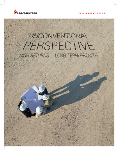 Miniature EOG Resources Rapport annuel 2014