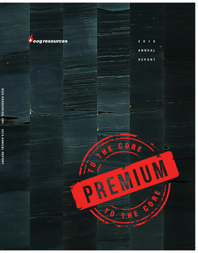 Miniature EOG Resources Rapport annuel 2016