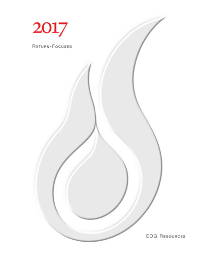 Miniature EOG Resources Rapport annuel 2017