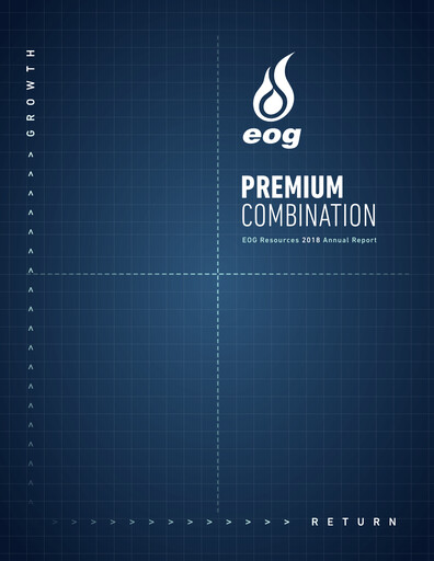 Miniature EOG Resources Rapport annuel 2018