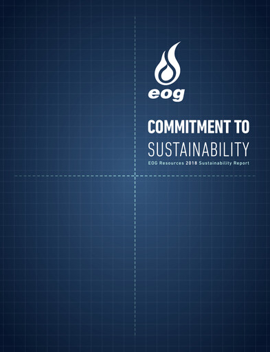 Miniature EOG Resources Rapport de durabilité 2018
