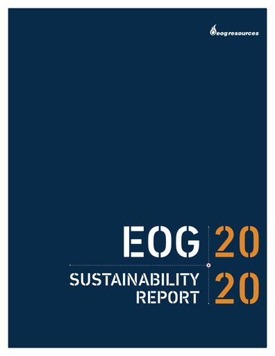 Miniature EOG Resources Rapport de durabilité 2020