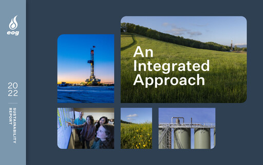 Miniature EOG Resources Rapport de durabilité 2022