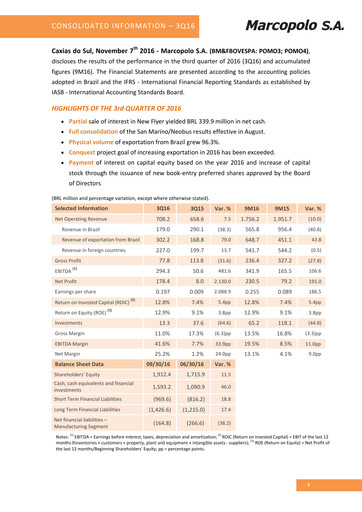 Thumbnail Marcopolo Quarterly Report 2016-q3