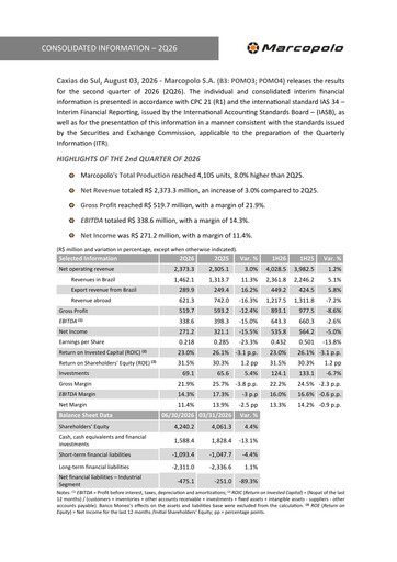 Thumbnail Marcopolo Quarterly Report 2026-q2