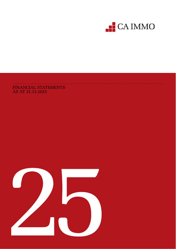 Miniature CA Immo
 Bilan financier 2025