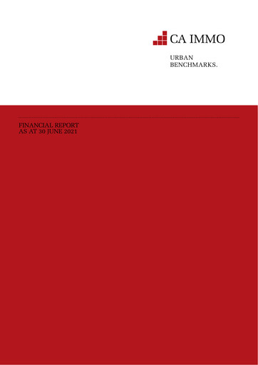 Miniature CA Immo
 Rapport semestriel 2021