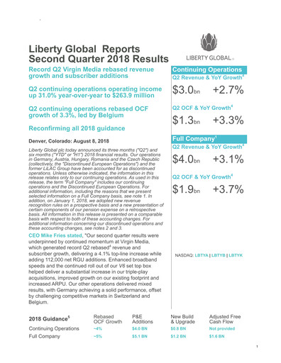 Thumbnail Liberty Global Quarterly Report 2018-q2