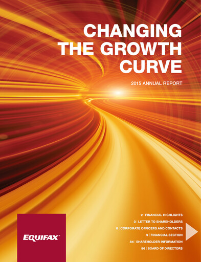 Thumbnail Equifax Annual Report 2015