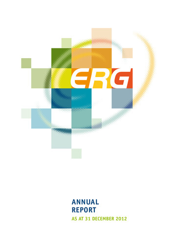Thumbnail ERG Annual Report 2012