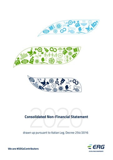 Thumbnail ERG Sustainability Report 2020