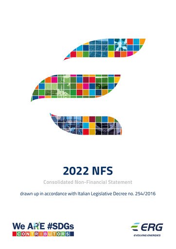 Thumbnail ERG Sustainability Report 2022