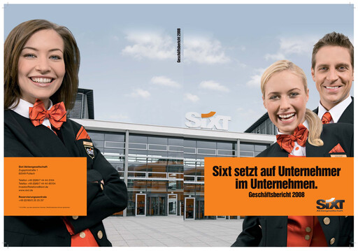 Thumbnail Sixt Annual Report 2008