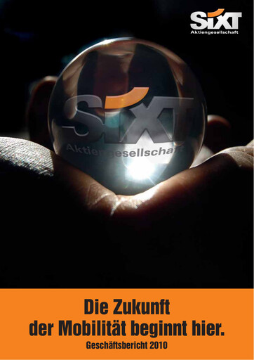Thumbnail Sixt Annual Report 2010