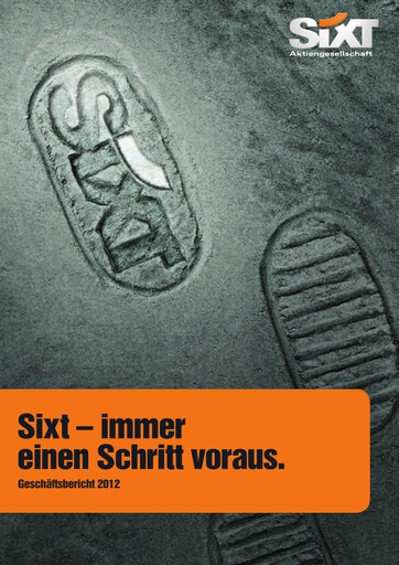 Thumbnail Sixt Annual Report 2012