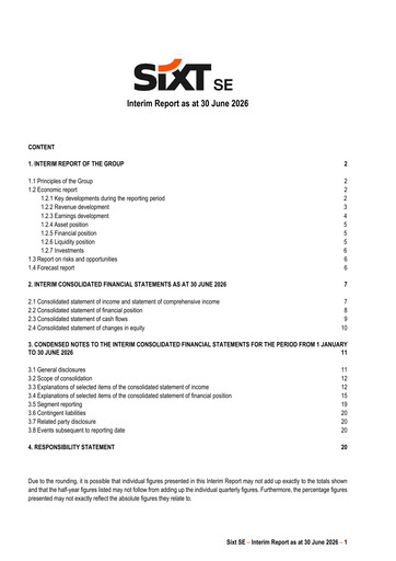 Thumbnail Sixt Half-year Report 2026-h1