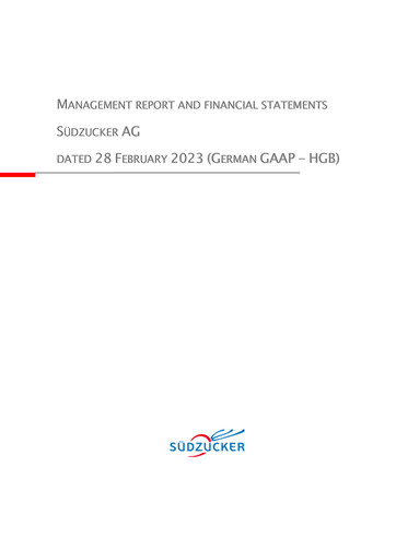Thumbnail Südzucker Financial Statement 2022-2023