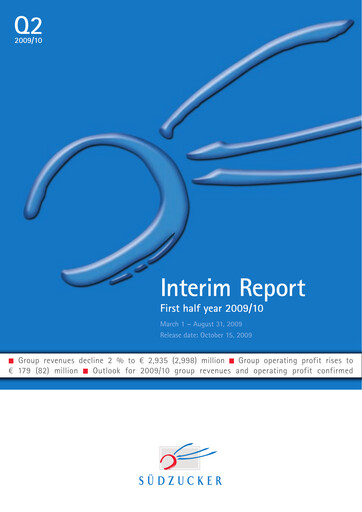 Thumbnail Südzucker Half-year Report 2009-h1