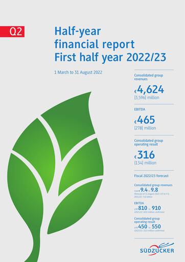 Thumbnail Südzucker Half-year Report 2022-h1
