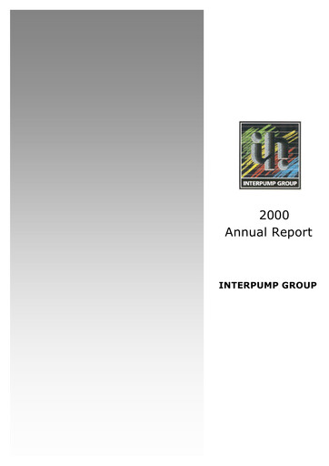 Thumbnail Interpump Group Annual Report 2000